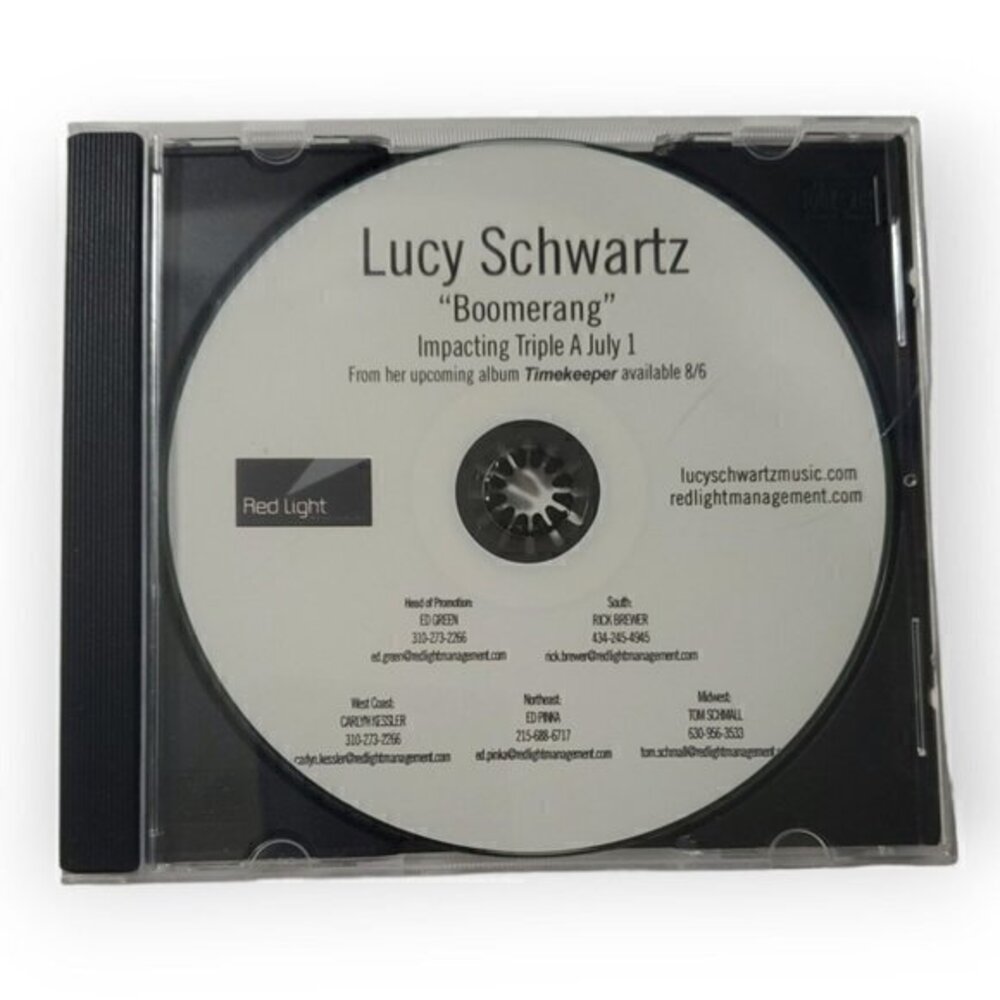 Lucy Schwartz -‎ Boomerang [Promotional CD Single]